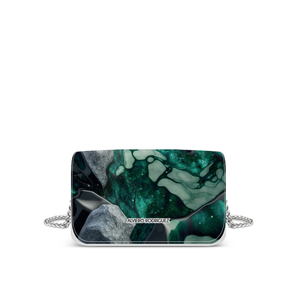 WHITE MARGOT GREEN MARBLE