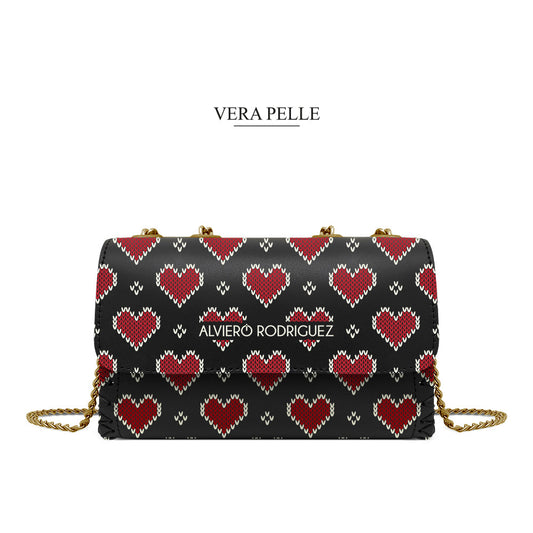 Borsa Madame Knit Hearts
