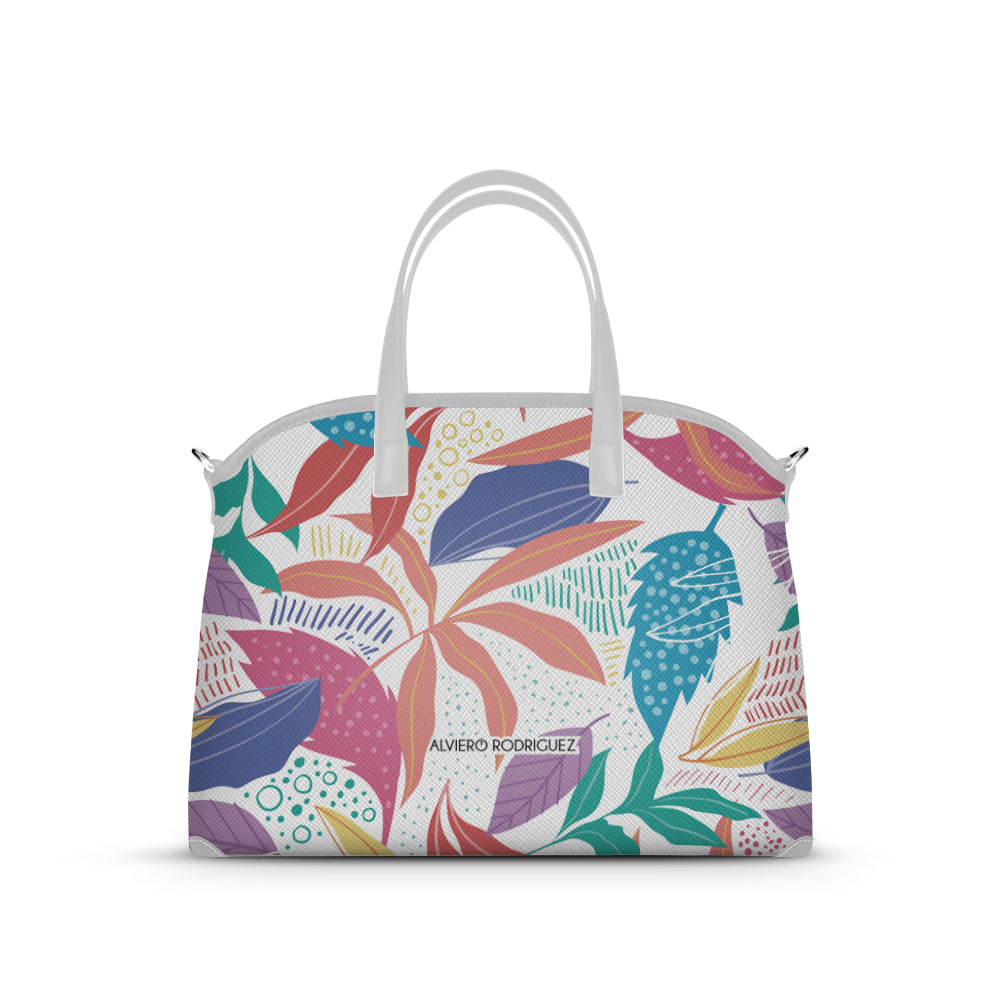 Lady Bianca Borsa con Stampa Artistica