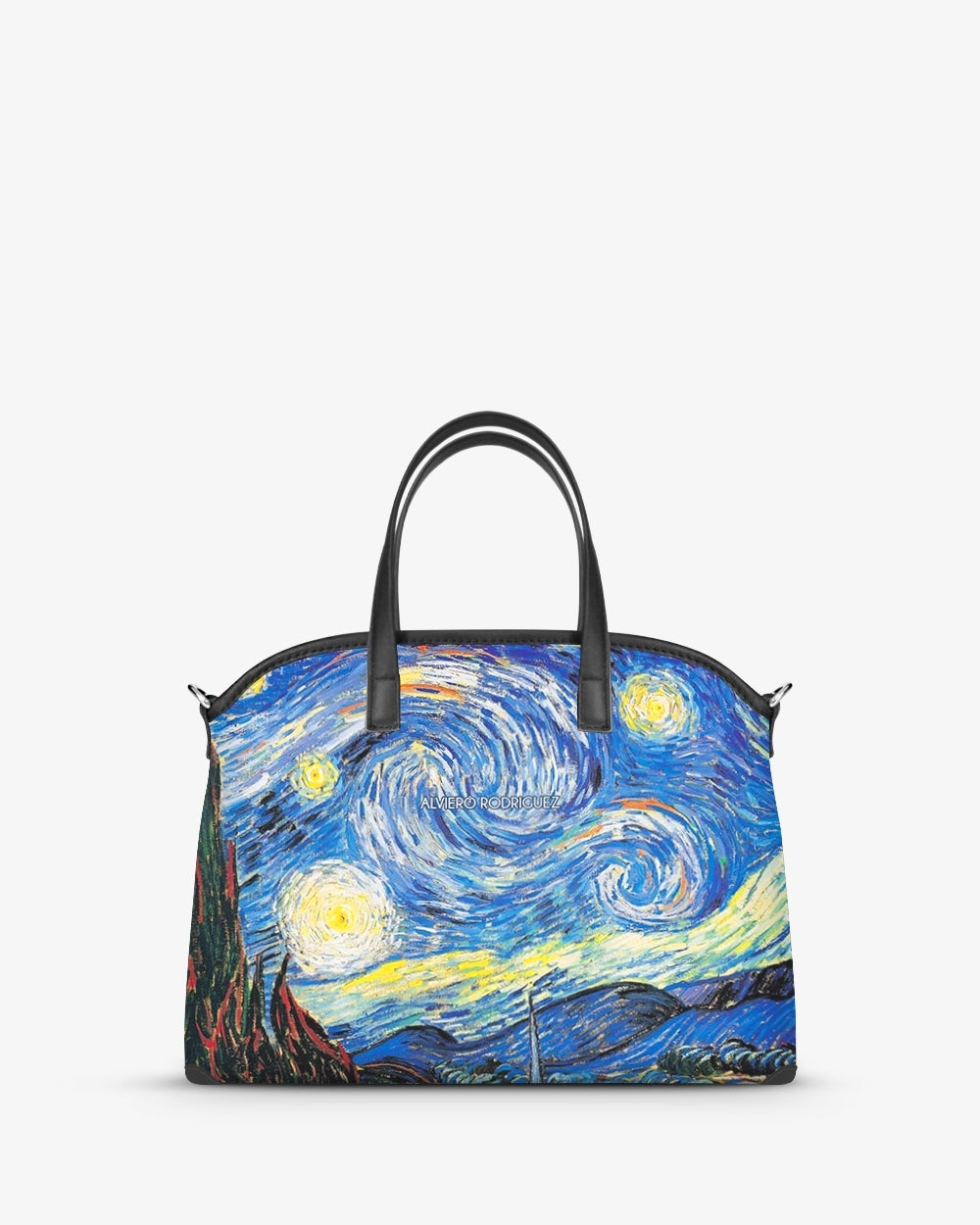Borsa Lady Nera Notte Stellata con Tracolla